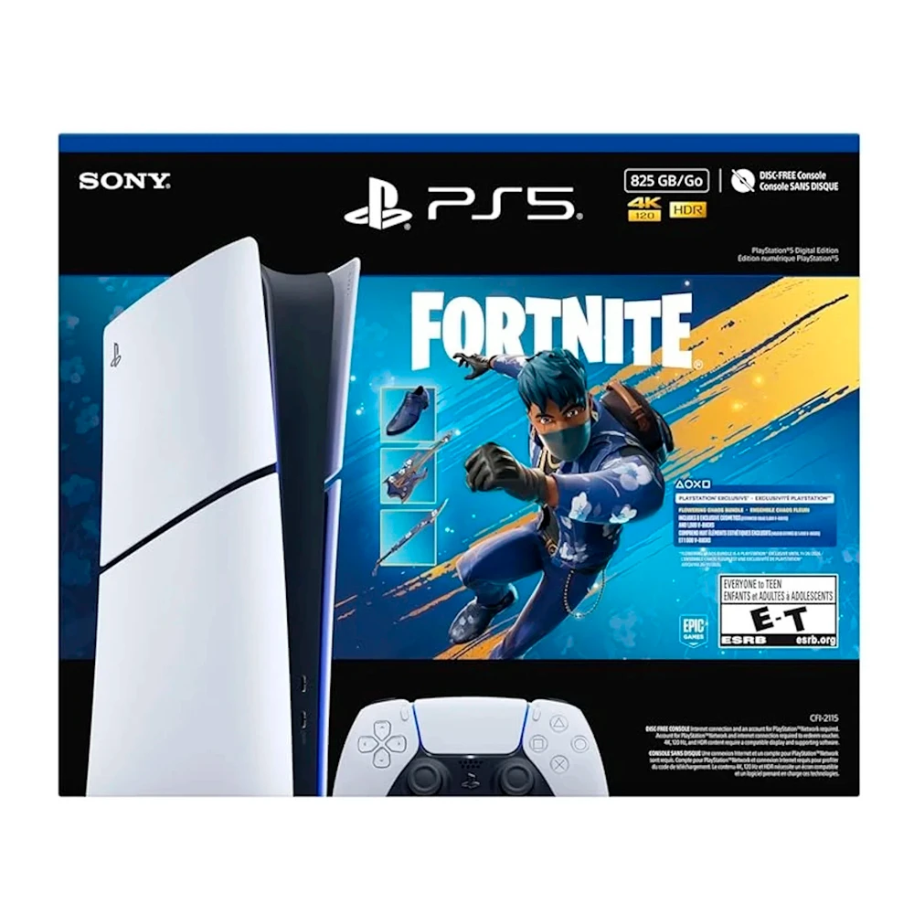 CONSOLE PLAYSTATION 5 SLIM DIGITAL FORTNITE BUNDLE 1TB