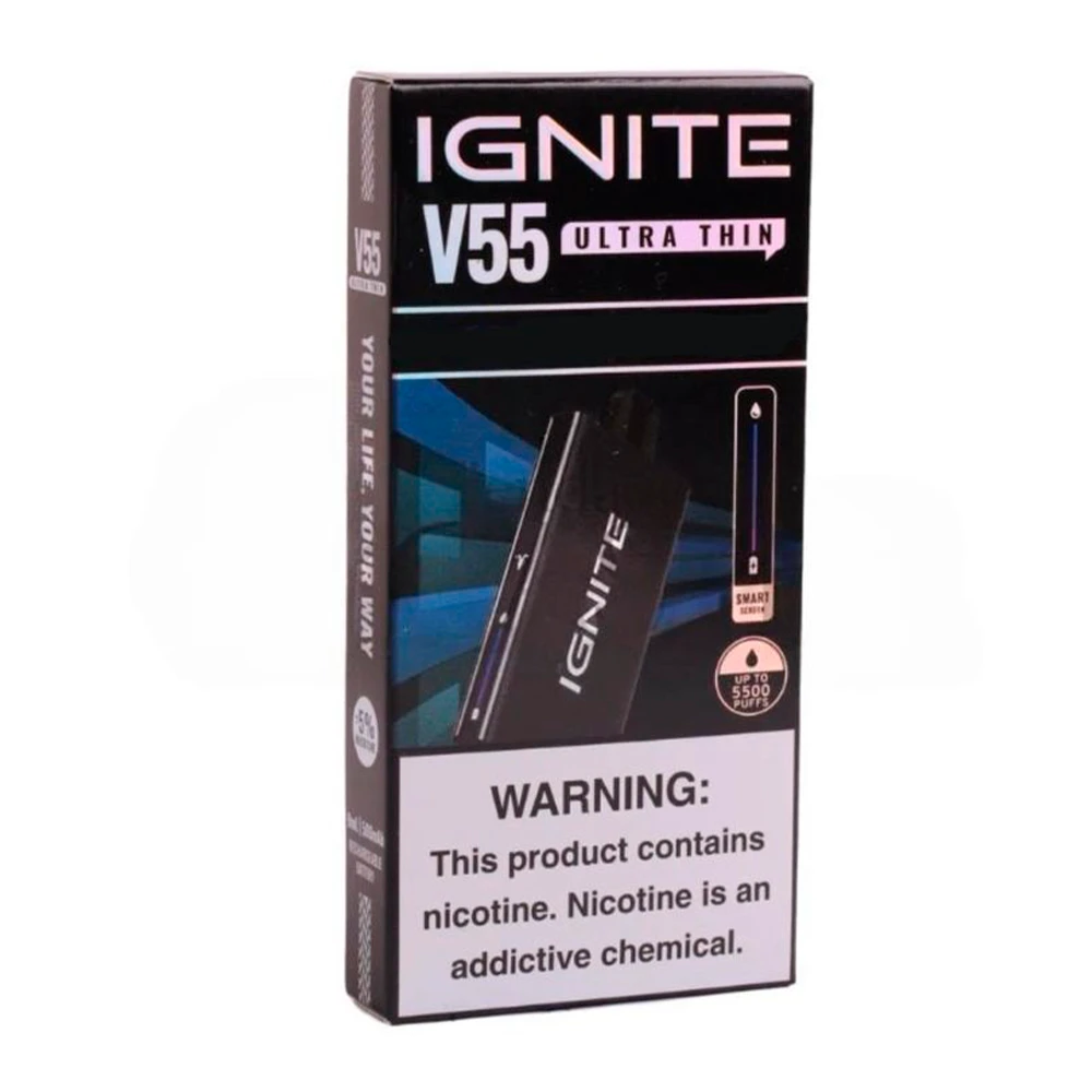 GRAPE APPLE ACAI IGNITE V55 - 5500PUFFS - POD DESCARTÁVEL