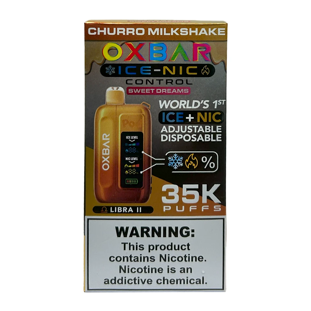 Churro Milkshake - Oxbar - Icenic - 35000 Puffs - Pod Descartável