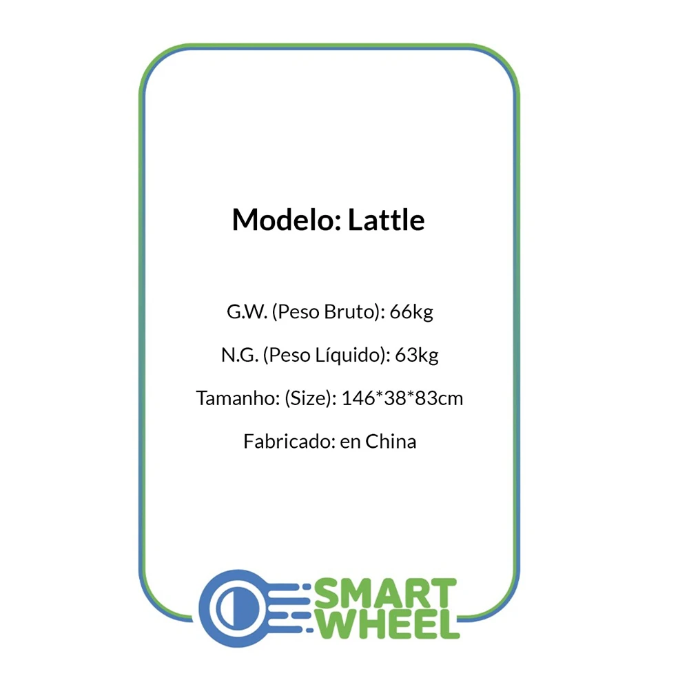 MOTO ELÉTRICA LATTLE SMART WHEEL 48V 12AH 500W 32KM/H C/ CAPACETE PURPLE