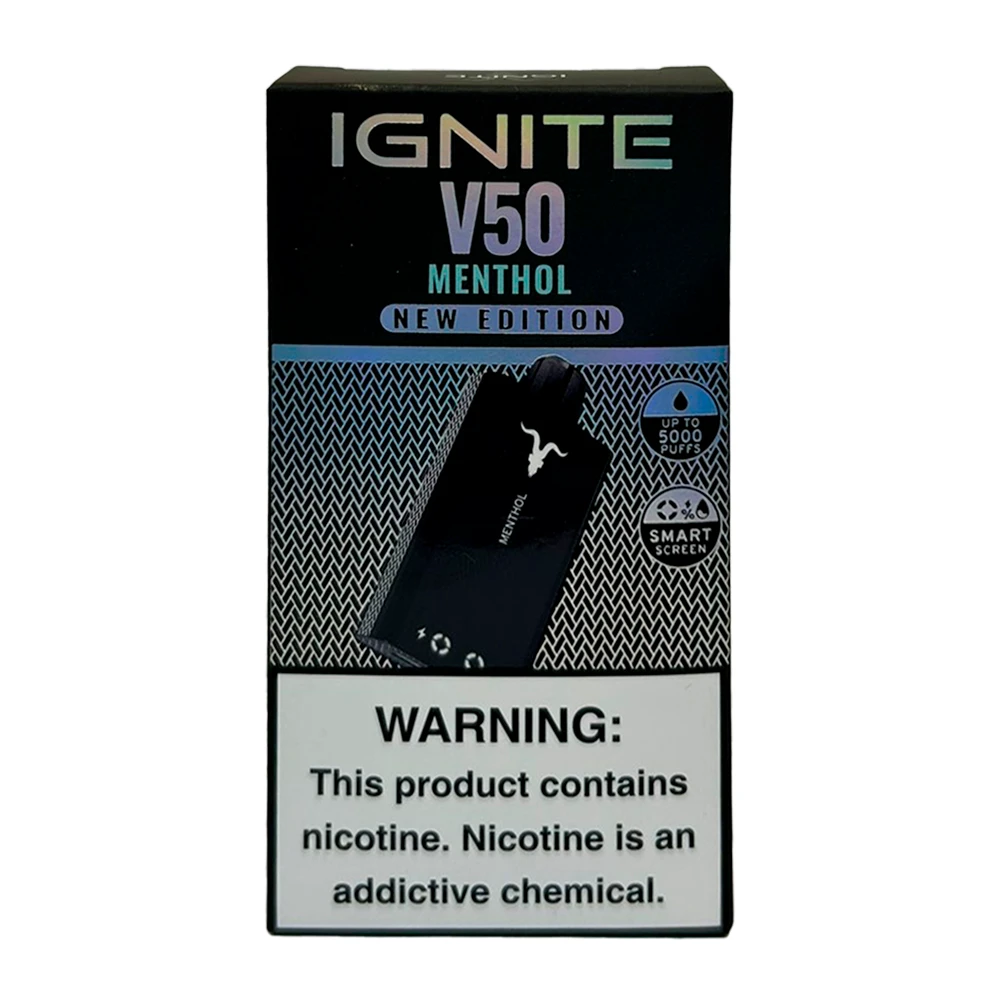 Menthol Ignite V50 New Edition 5000Puffs Pod Descartável