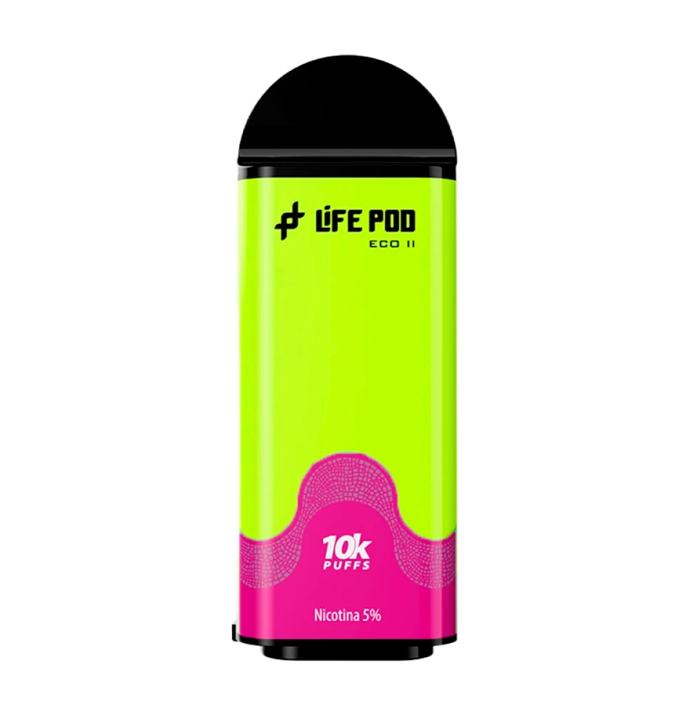 Passion Fruit Life Pod Eco Ii 10000 Puffs Vaporizador Descartável
