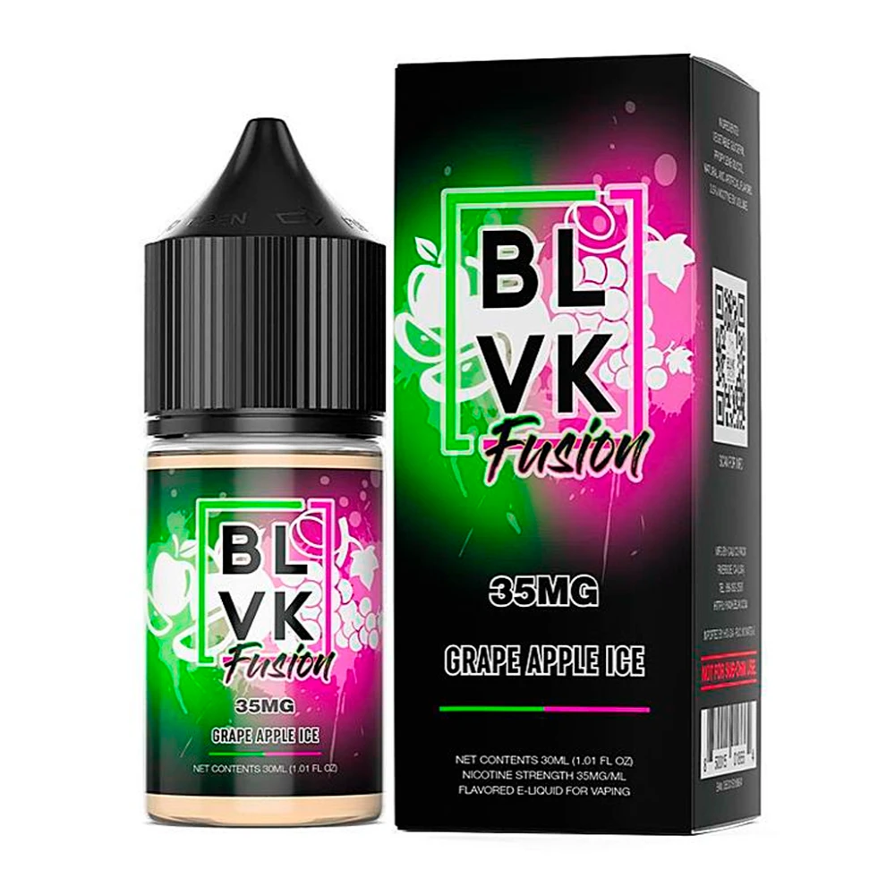 Liq Blvk Salt 35Mg Fusion - Grape Apple Ice