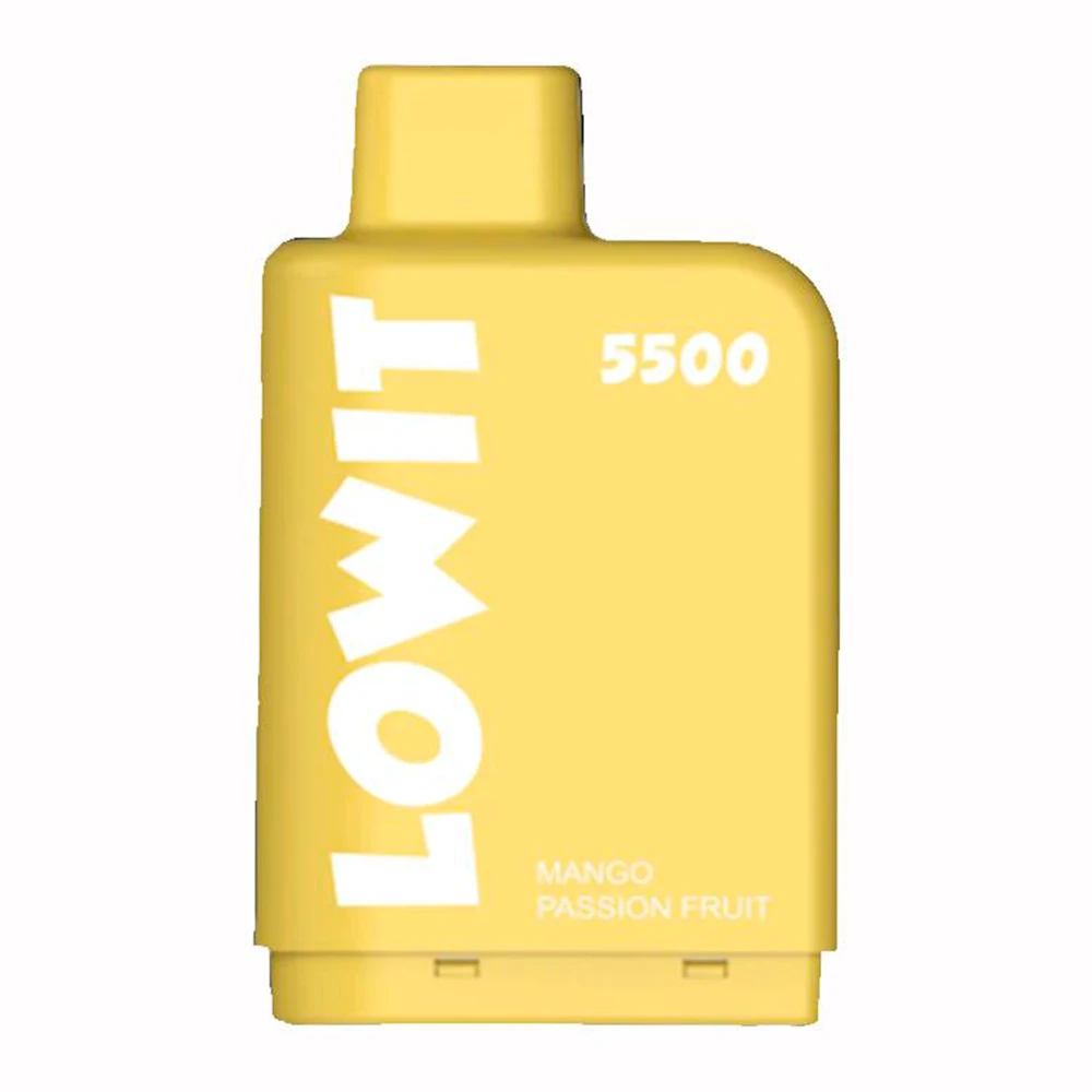 Mango Passion Fruit Yellow - Elf Bar - Lowit - 5500 Puffs - Pod Descartável