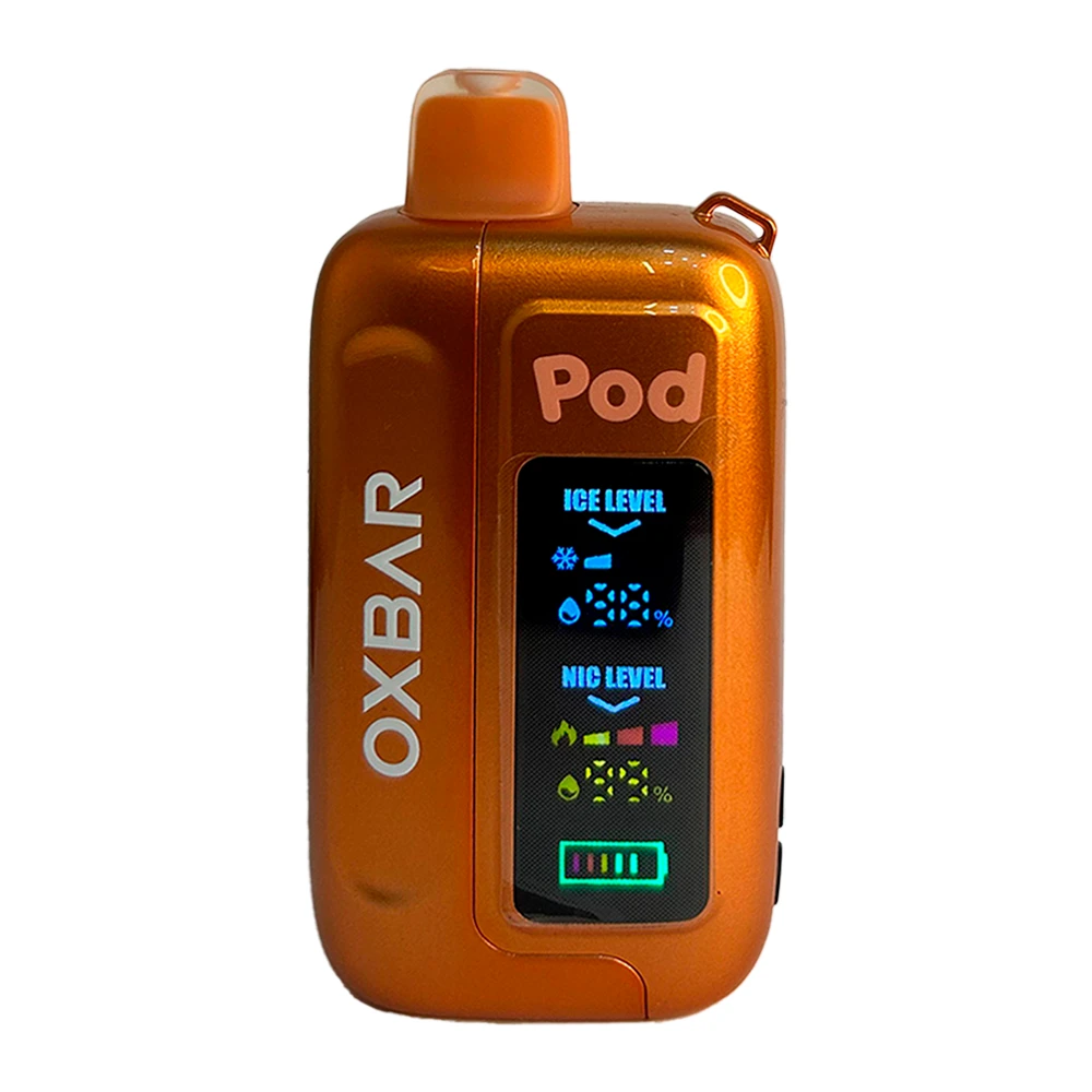 Sour Peach O"S - Oxbar - Icenic - 35000 Puffs - Pod Descartável