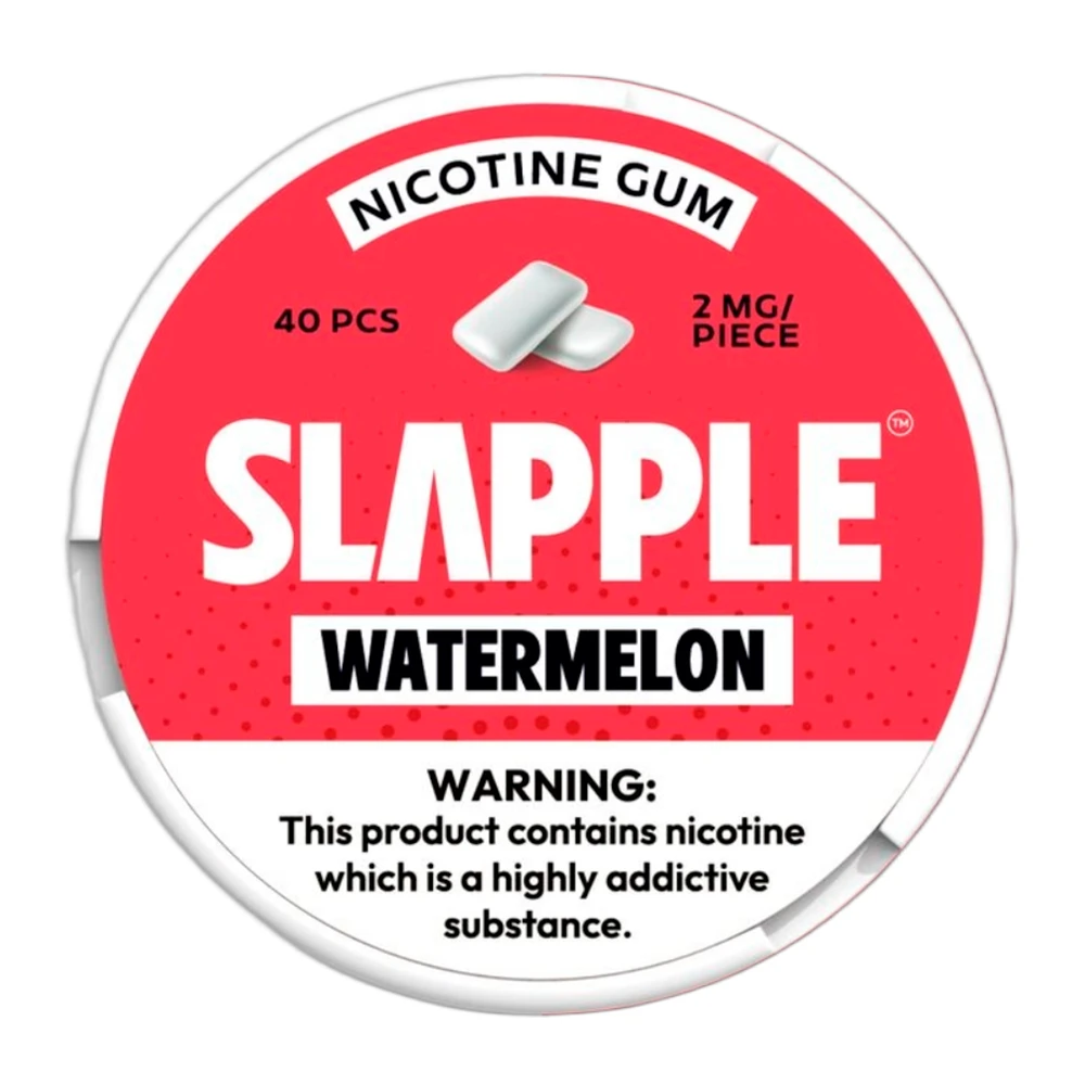 GOMA DE NICOTINA SLAPPLE WATRMELON - 2MG - 40PCS