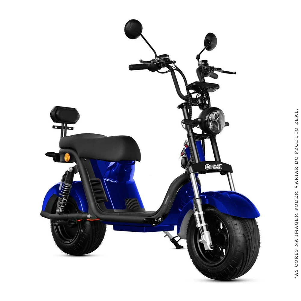 SMART WHEEL X12  AZUL ESCURO POWER MOTO ELÉTRICA 1000W – 60V/20AH