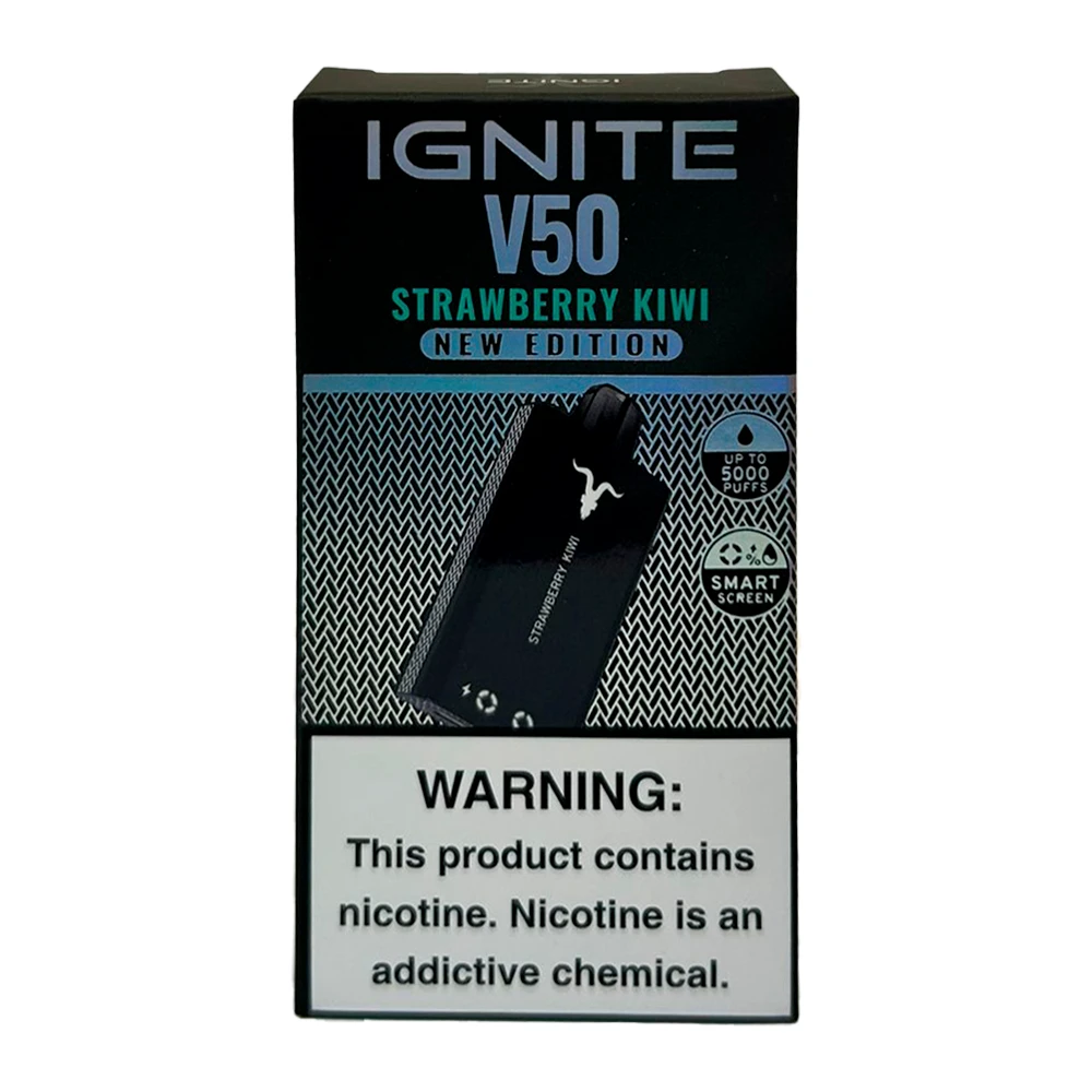 Strawberry Kiwi Ignite V50 New Edition 5000Puffs Pod Descartável