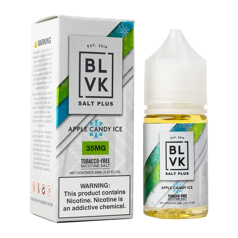 Liq Blvk Salt 35Mg Plus - Sour Apple Ice