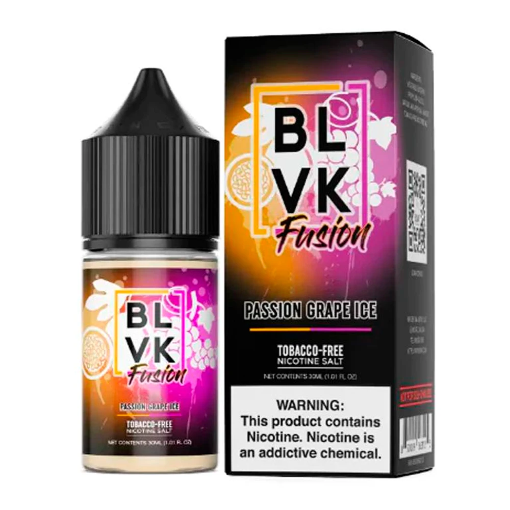 Liq Blvk Salt 35Mg Fusion - Passion Grape Ice