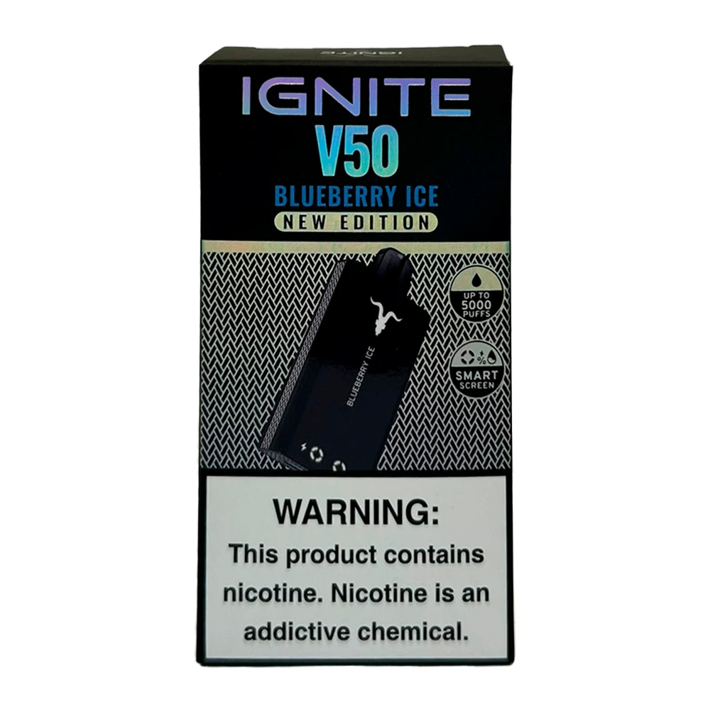 Blueberry Ice Ignite V50 New Edition 5000Puffs Pod Descartável